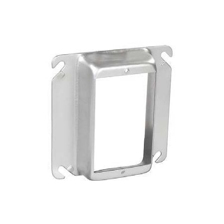 Southwire Device Ring, 1 Gang, Stainless Steel, Square Box Type 52C62-SS